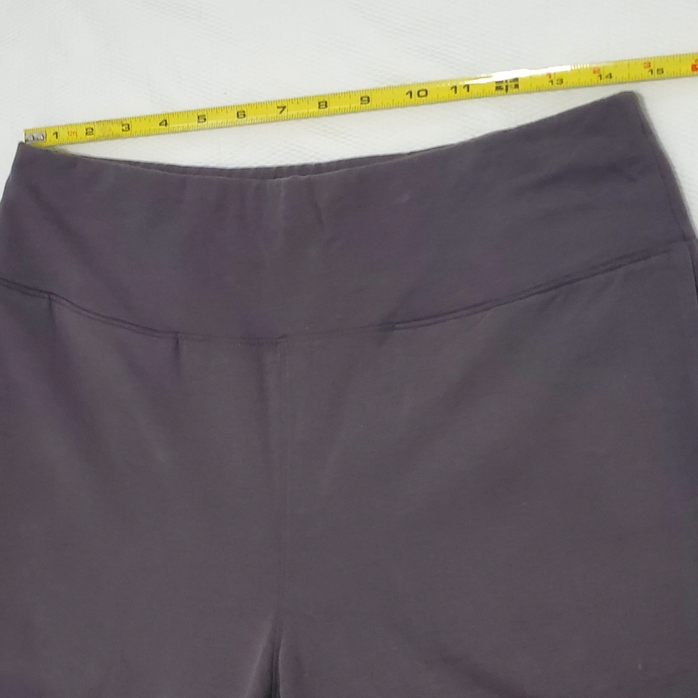 Lunya Pima Cotton Good In Bed  Wide Straight Leg Lounge Pants Taupe Brown Medium - Picture 9 of 12